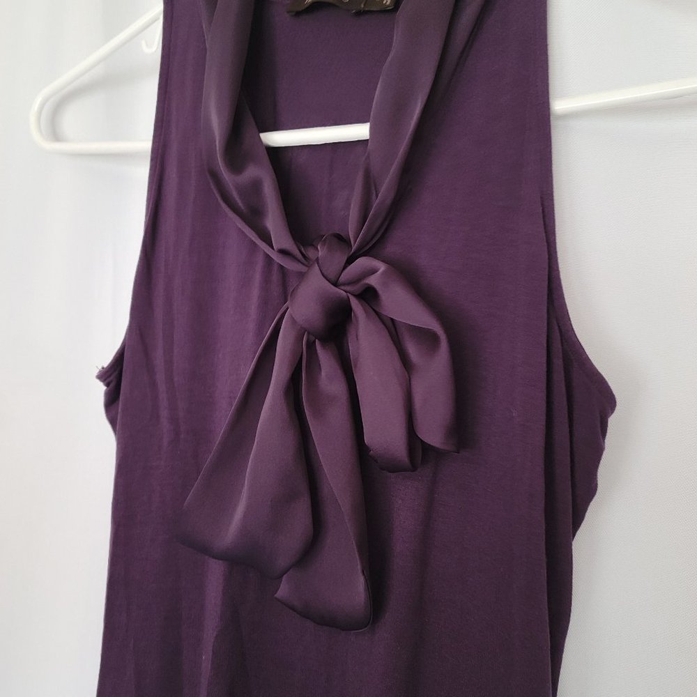 Cute Plum Sleeveless Top